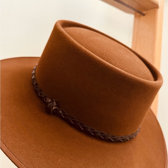 VTG Resistol Eddie Bauer Roundup Collection Self Conforming Drifter 7 3/8 Texas - Picture 2 of 9